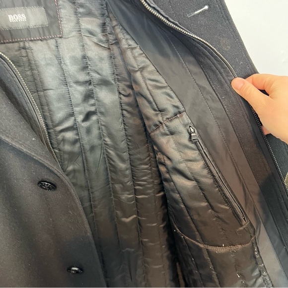 Boss black wool cashmere jacket 36R - Picture 7 of 11